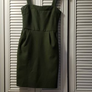 Olive green dress